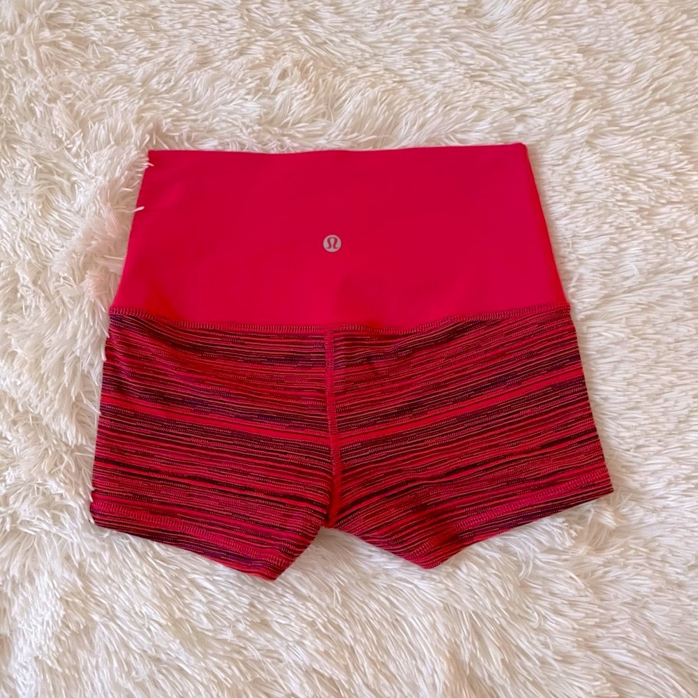 Lululemon boogie shorts, hot pink, 4